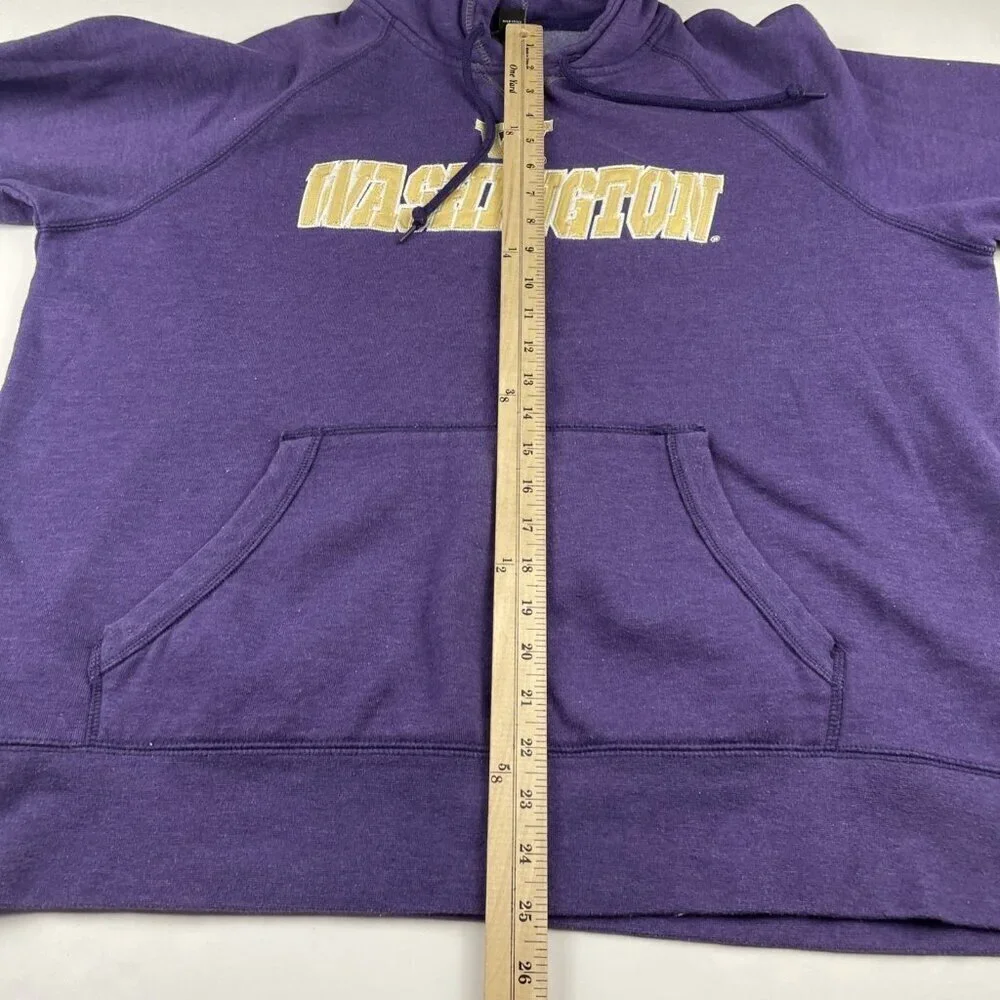 Washington Huskies Hoodie Men’s XL Purple Champion Pullover Sweatershirt Pocket